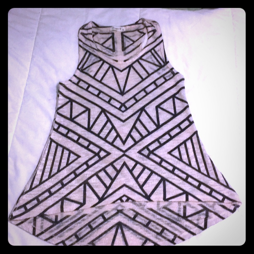 Geometric top. Never worn.